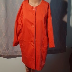 Newport news size 12 orange jacket
